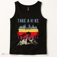 Hiking Nature Hike Hiker Outdoor Funny Take A Hike Tank Top thumb 2