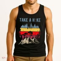 Hiking Nature Hike Hiker Outdoor Funny Take A Hike Tank Top thumb 3