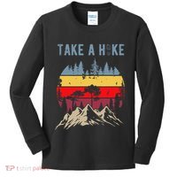 Hiking Nature Hike Hiker Outdoor Funny Take A Hike Kids Long Sleeve Shirt thumb 0