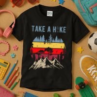 Hiking Nature Hike Hiker Outdoor Funny Take A Hike Kids T-Shirt thumb 3