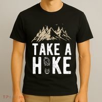 Hiking Nature Hike Hiker Outdoor Funny Take A Hike T-Shirt thumb 3