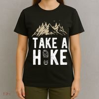 Hiking Nature Hike Hiker Outdoor Funny Take A Hike T-Shirt thumb 4