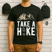 Hiking Nature Hike Hiker Outdoor Funny Take A Hike T-Shirt thumb 6