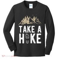 Hiking Nature Hike Hiker Outdoor Funny Take A Hike Kids Long Sleeve Shirt thumb 0