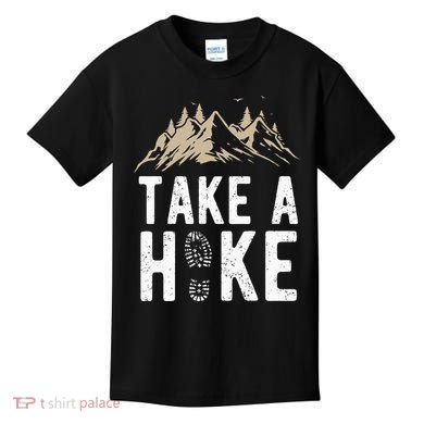 Hiking Nature Hike Hiker Outdoor Funny Take A Hike Kids T-Shirt