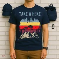 Hiking Nature Hike Hiker Outdoor Funny Take A Hike T-Shirt thumb 6