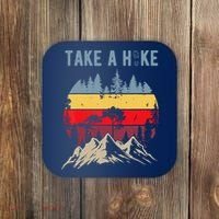 Hiking Nature Hike Hiker Outdoor Funny Take A Hike Coaster thumb 0