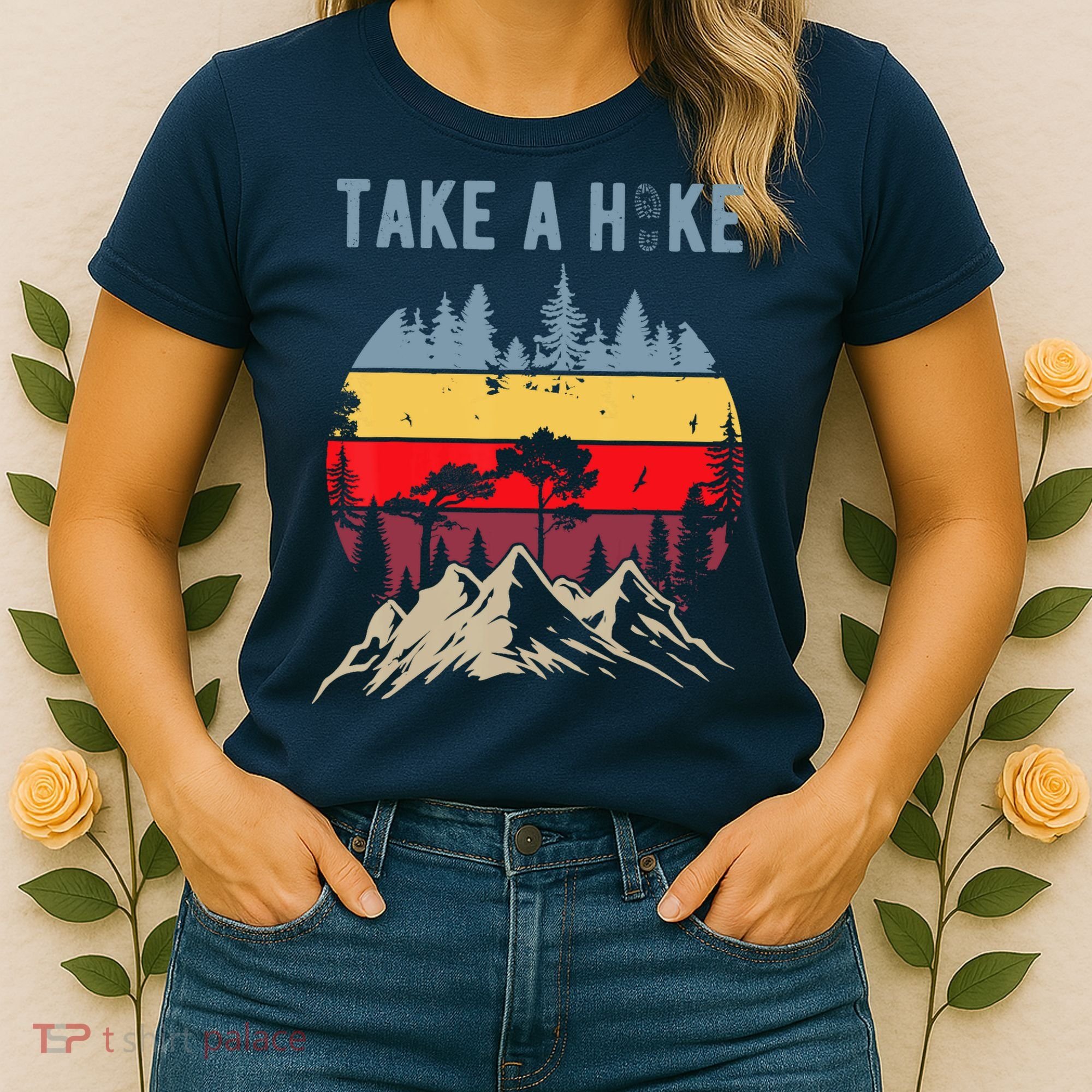 Hiking Nature Hike Hiker Outdoor Funny Take A Hike Women's T-Shirt
