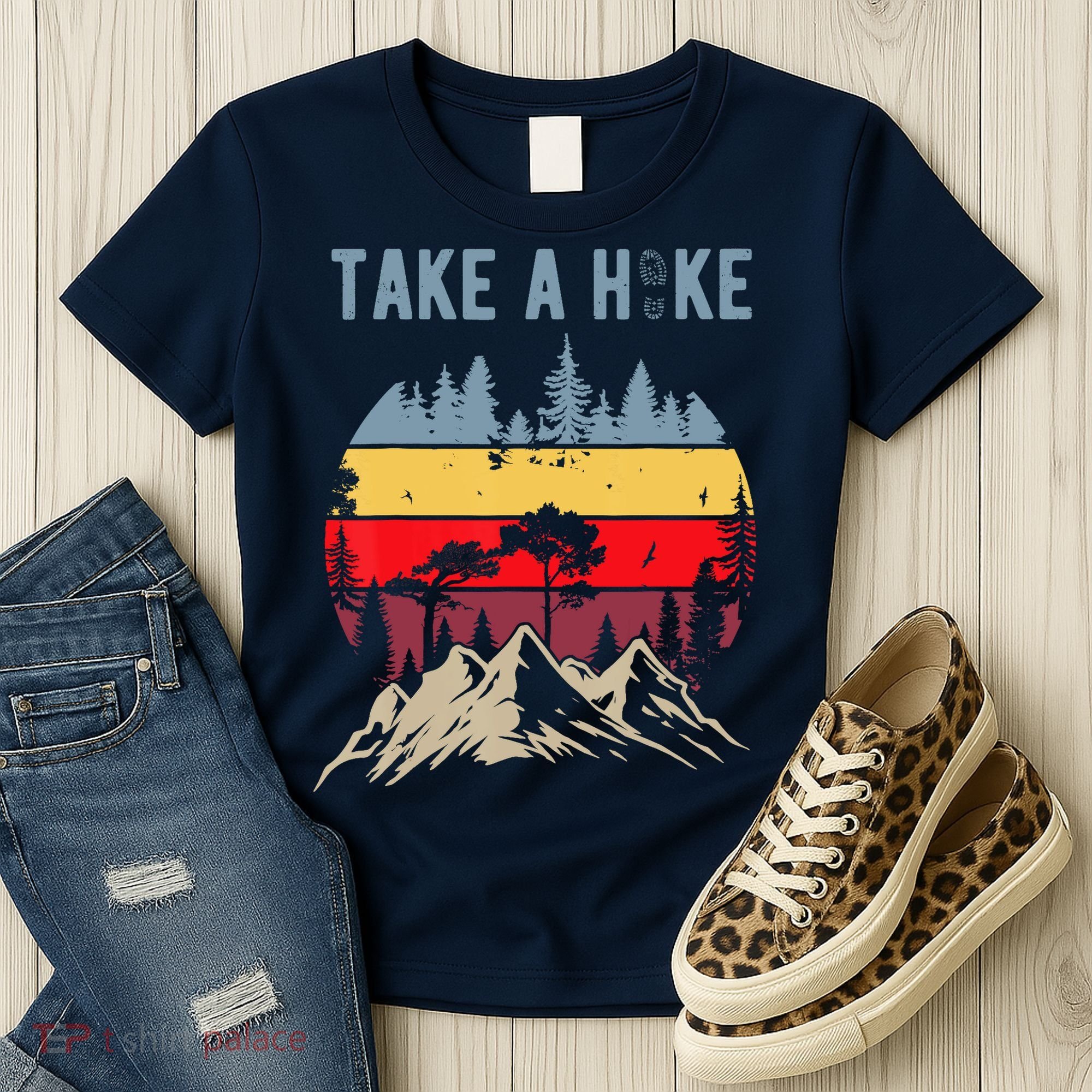 Hiking Nature Hike Hiker Outdoor Funny Take A Hike Women's T-Shirt