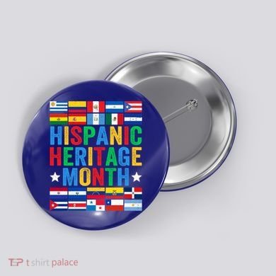 Happy National Hispanic Heritage Month Gift Button
