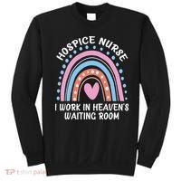 Hospice Nurse I Work In Heavens Waiting Room Nursing Day Sweatshirt thumb 0