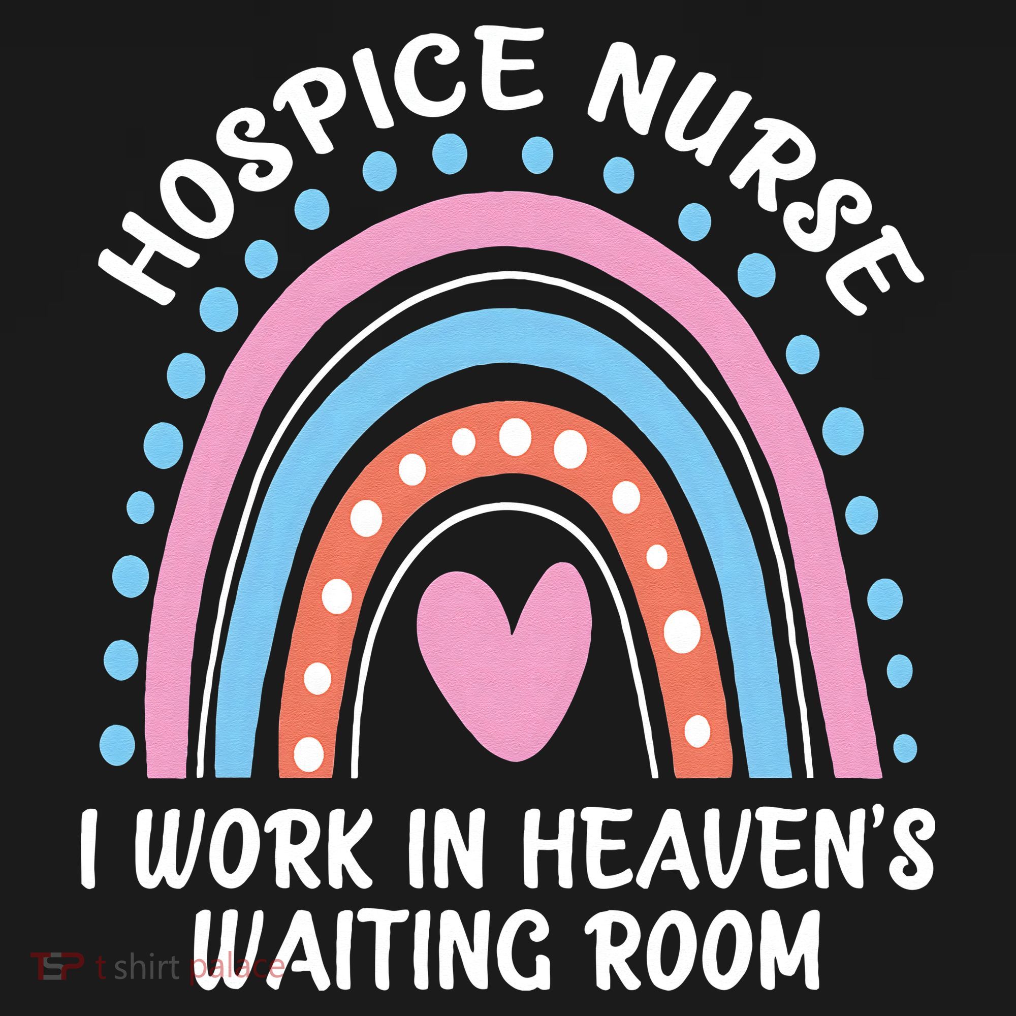 Hospice Nurse I Work In Heavens Waiting Room Nursing Day Women's Hoodie