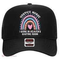 Hospice Nurse I Work In Heavens Waiting Room Nursing Day Hat thumb 0