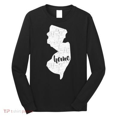 New Jersey Home State Long Sleeve Shirt
