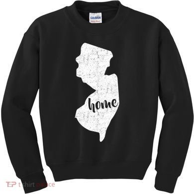 New Jersey Home State Kids Sweatshirt