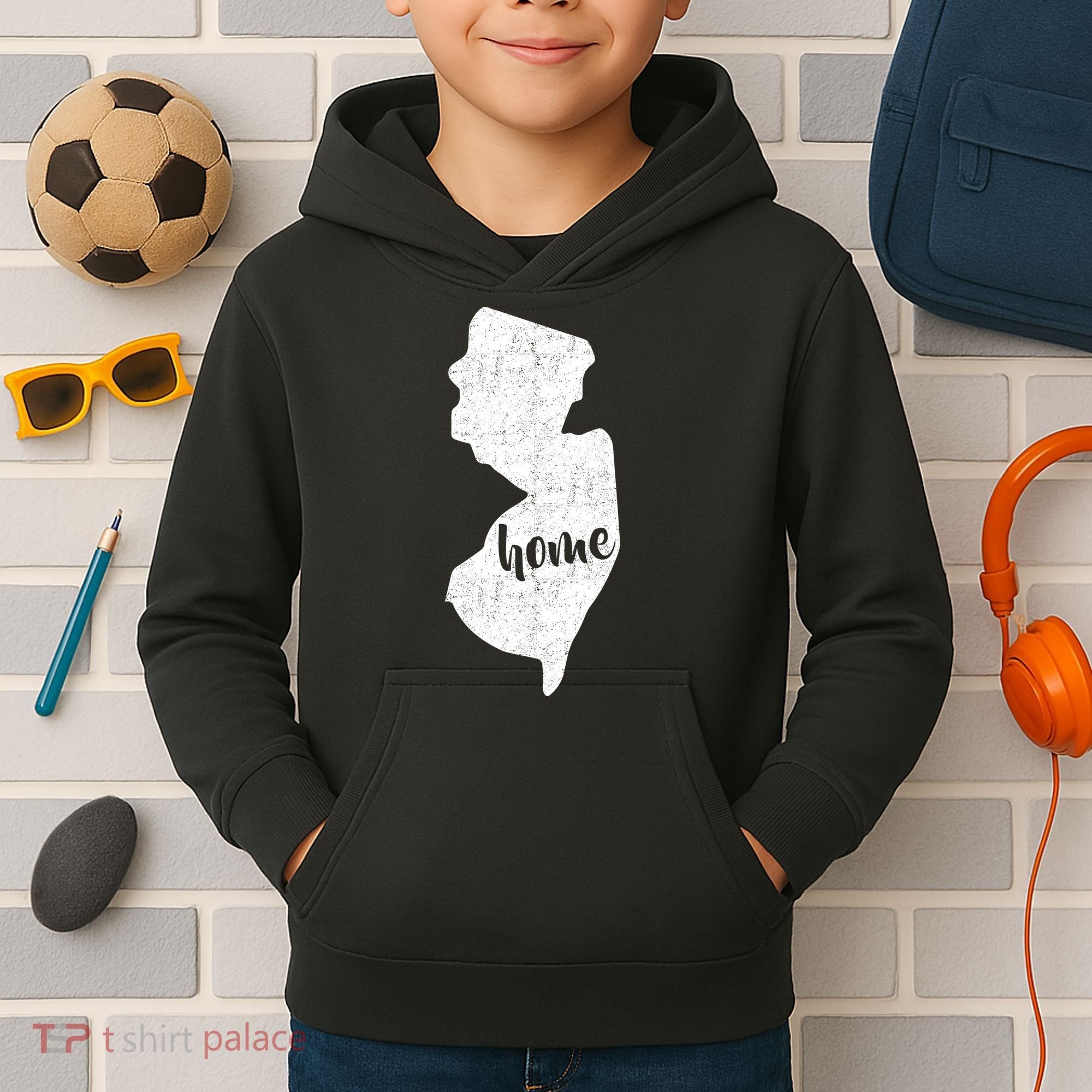 New Jersey Home State Kids Hoodie