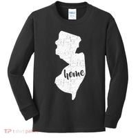 New Jersey Home State Kids Long Sleeve Shirt thumb 0