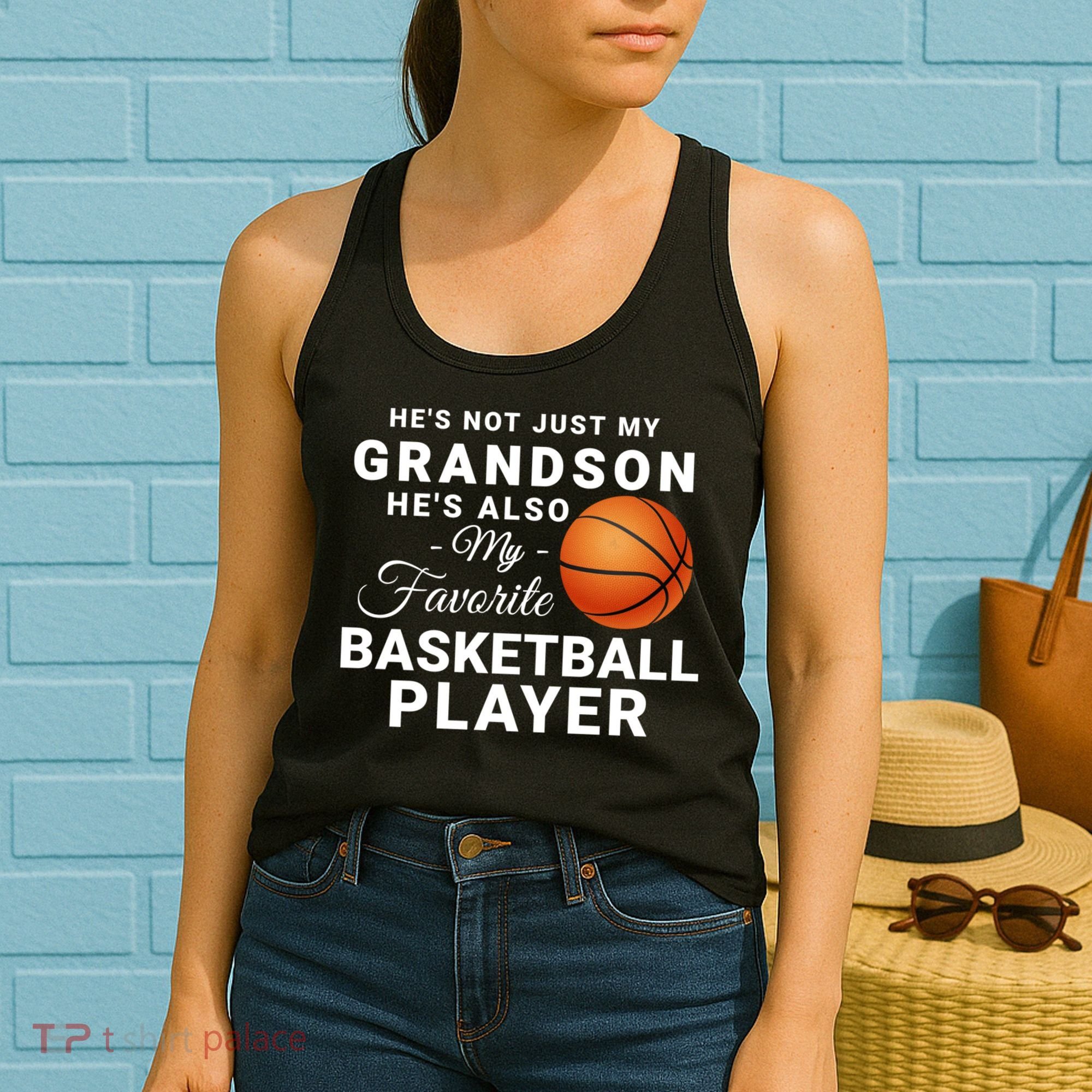 He's Not Just My Grandson He's Favorite Basketball Player Women's Tank Top
