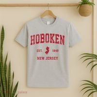 Hoboken New Jersey Nj Vintage Sports T-Shirt thumb 2