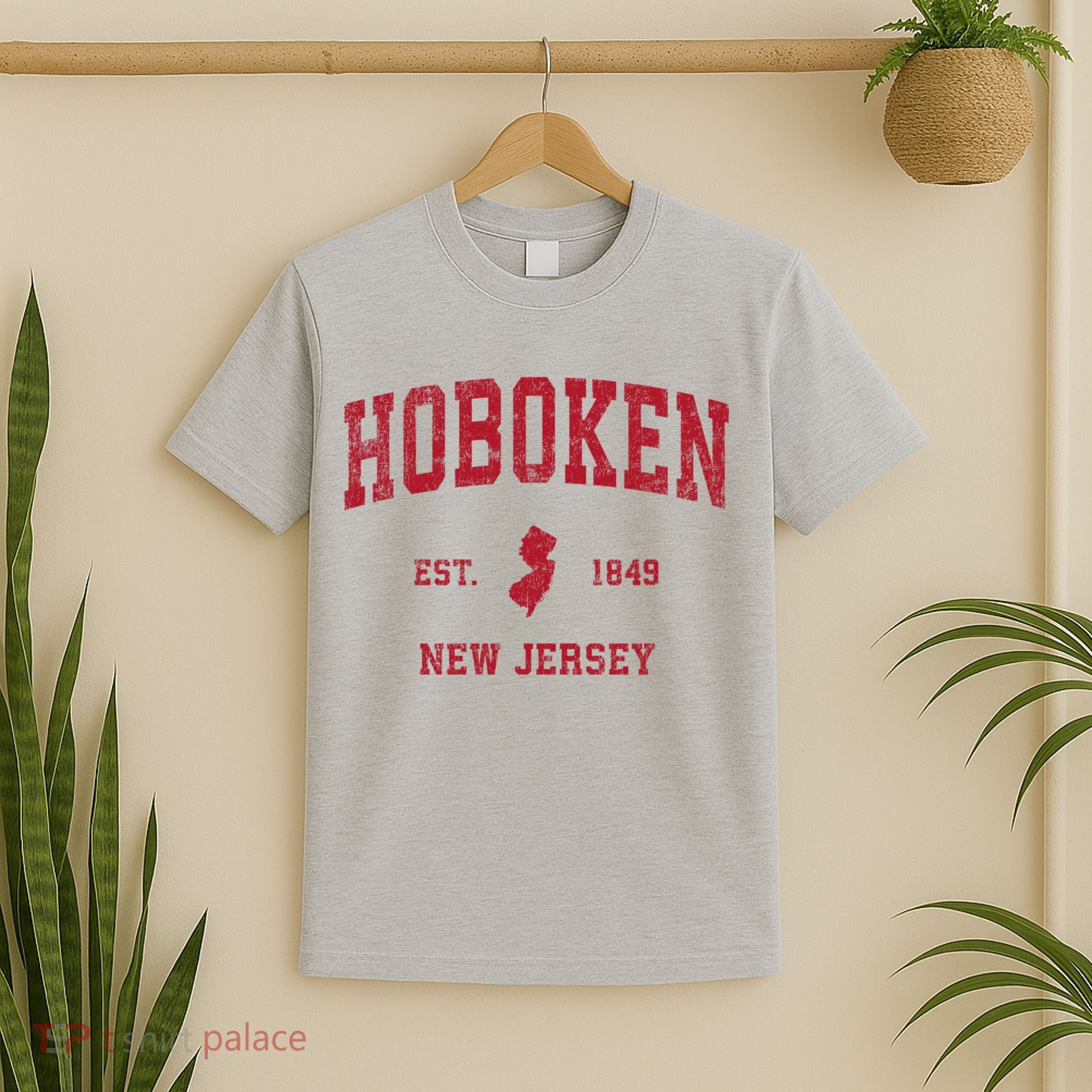 Hoboken New Jersey Nj Vintage Sports T-Shirt