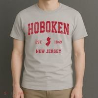 Hoboken New Jersey Nj Vintage Sports T-Shirt thumb 3