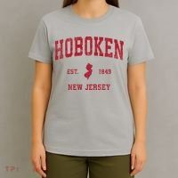Hoboken New Jersey Nj Vintage Sports T-Shirt thumb 4