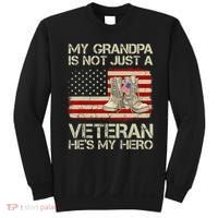 he's not just a veteran he is my grandpa Veteran Sweatshirt thumb 0
