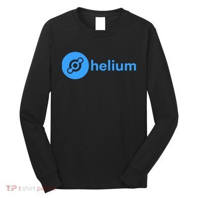 Helium Network Logo, Helium Crypto, HNT Token, Helium Logo Long Sleeve Shirt