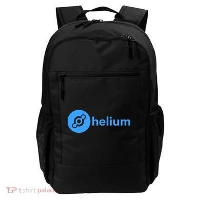Helium Network Logo, Helium Crypto, HNT Token, Helium Logo Backpack