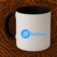Helium Network Logo, Helium Crypto, HNT Token, Helium Logo Coffee Mug thumb 2