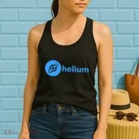 Helium Network Logo, Helium Crypto, HNT Token, Helium Logo Women's Tank Top thumb 2