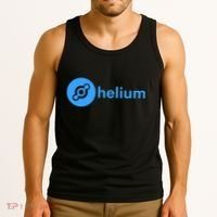Helium Network Logo, Helium Crypto, HNT Token, Helium Logo Tank Top thumb 3