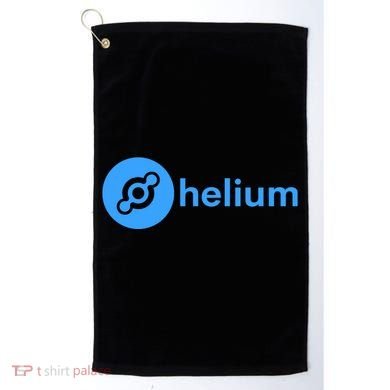 Helium Network Logo, Helium Crypto, HNT Token, Helium Logo Golf Towel