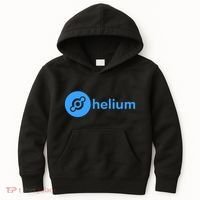 Helium Network Logo, Helium Crypto, HNT Token, Helium Logo Kids Hoodie thumb 0