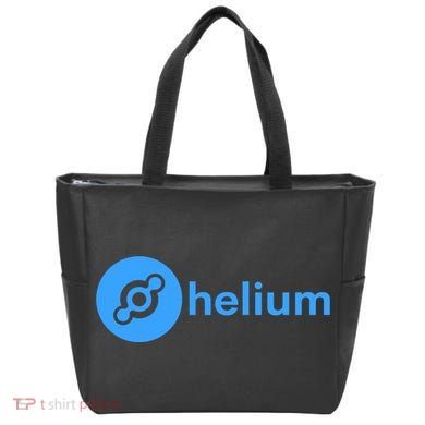 Helium Network Logo, Helium Crypto, HNT Token, Helium Logo Tote Bag