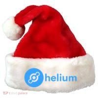 Helium Network Logo, Helium Crypto, HNT Token, Helium Logo Santa Hat thumb 0