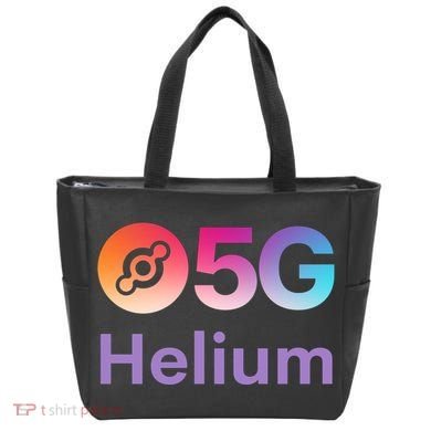 Helium Network Logo, Helium Crypto, HNT Token, Helium Logo 5G Tote Bag