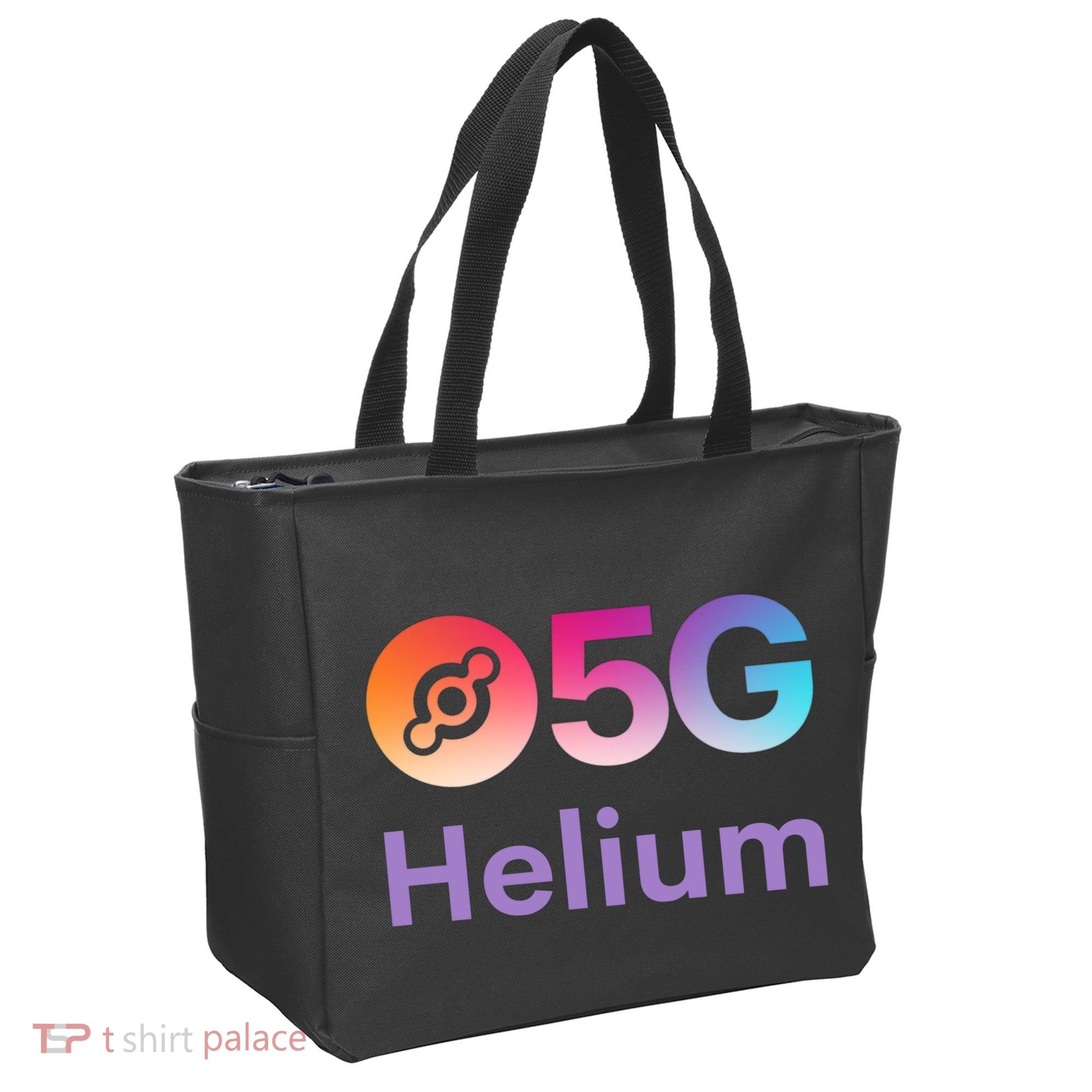 Helium Network Logo, Helium Crypto, HNT Token, Helium Logo 5G Tote Bag