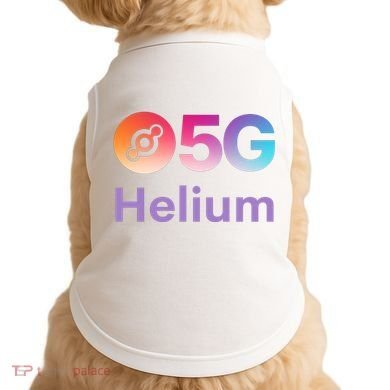 Helium Network Logo, Helium Crypto, HNT Token, Helium Logo 5G Doggie Tank