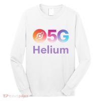 Helium Network Logo, Helium Crypto, HNT Token, Helium Logo 5G Long Sleeve Shirt thumb 0