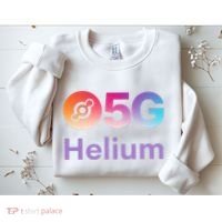Helium Network Logo, Helium Crypto, HNT Token, Helium Logo 5G Sweatshirt thumb 2