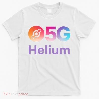 Helium Network Logo, Helium Crypto, HNT Token, Helium Logo 5G T-Shirt