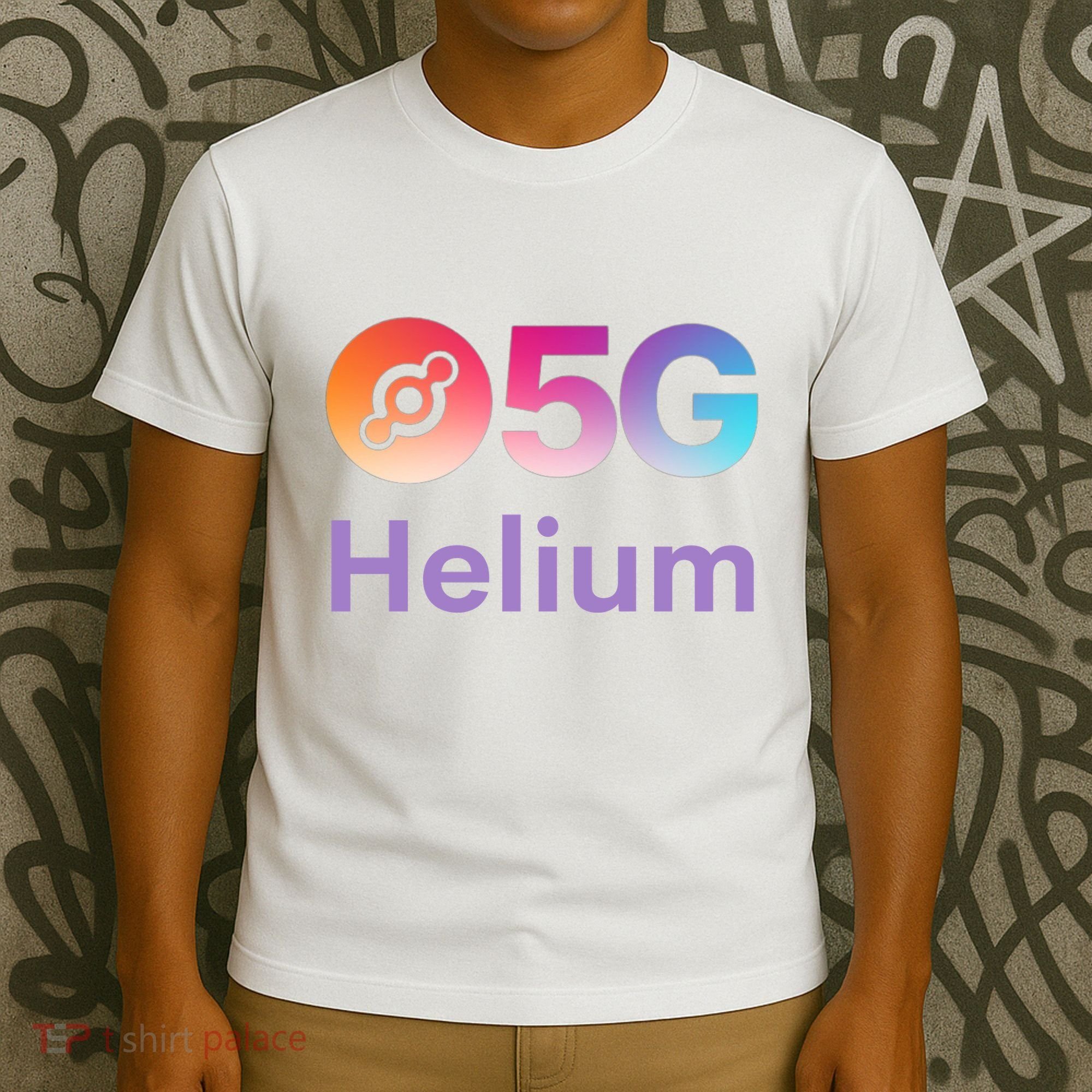 Helium Network Logo, Helium Crypto, HNT Token, Helium Logo 5G T-Shirt