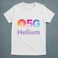 Helium Network Logo, Helium Crypto, HNT Token, Helium Logo 5G T-Shirt thumb 5