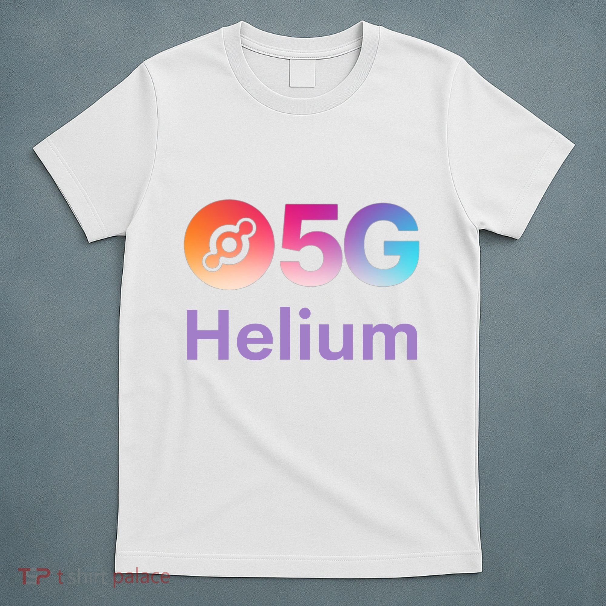 Helium Network Logo, Helium Crypto, HNT Token, Helium Logo 5G T-Shirt