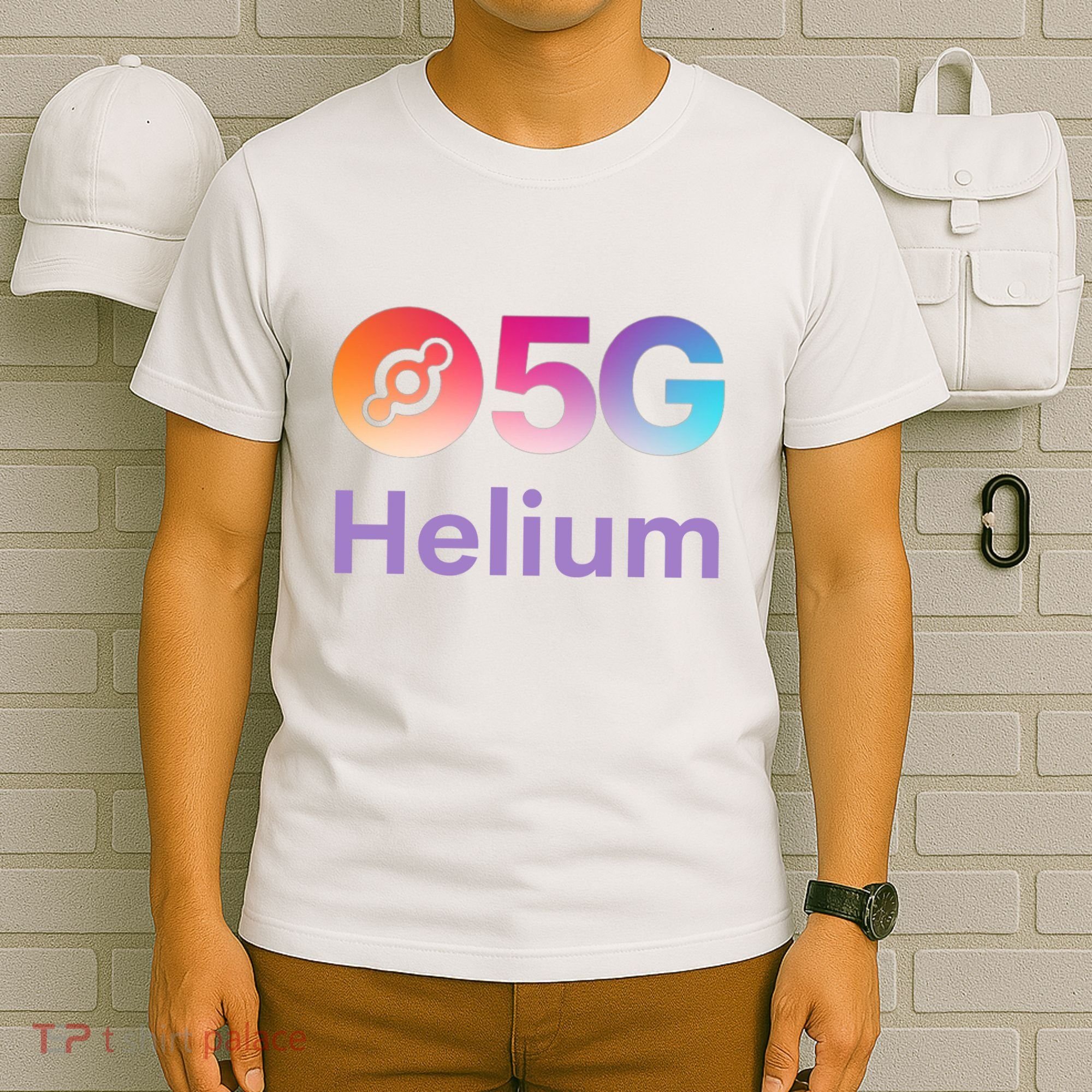 Helium Network Logo, Helium Crypto, HNT Token, Helium Logo 5G T-Shirt
