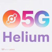 Helium Network Logo, Helium Crypto, HNT Token, Helium Logo 5G T-Shirt thumb 7
