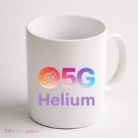 Helium Network Logo, Helium Crypto, HNT Token, Helium Logo 5G Coffee Mug thumb 1