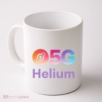 Helium Network Logo, Helium Crypto, HNT Token, Helium Logo 5G Coffee Mug thumb 0