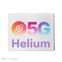 Helium Network Logo, Helium Crypto, HNT Token, Helium Logo 5G Mousepad thumb 0